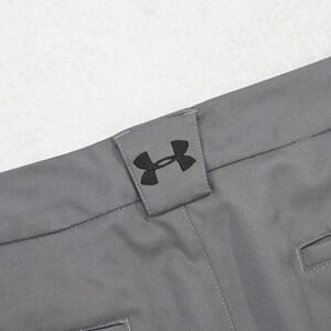 Under Armour Golf Pants Mens Size 34 x 32 Gray Performance Stretch Flat Front